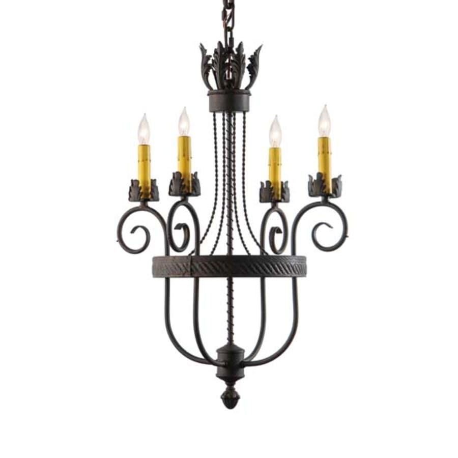 Meyda Tiffany Antonia 4 Light 19" Wide Taper Candle Multi Light Pendant