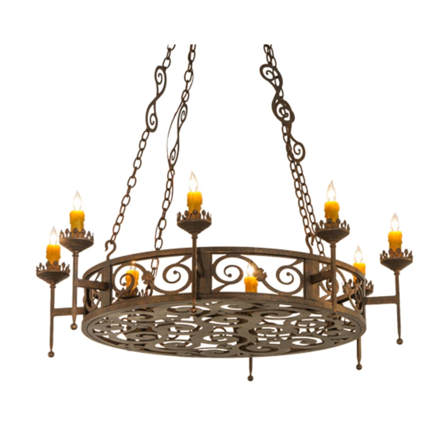 Meyda Tiffany Majella 8 Light 48" Wide Taper Candle Style Chandelier