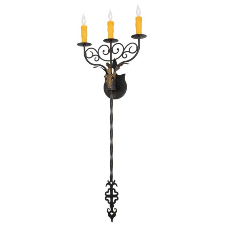 Meyda Tiffany Merano 3 Light 41" Tall Wall Sconce