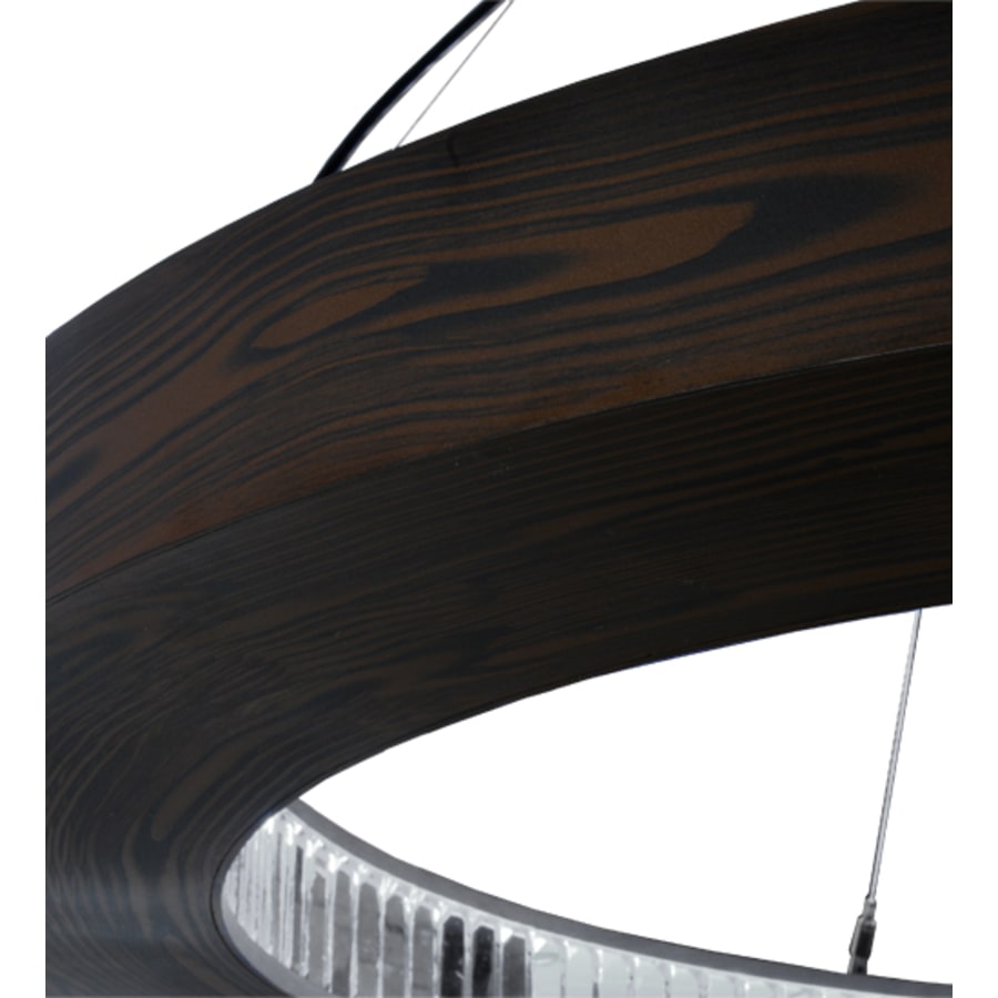 Meyda Tiffany Hickory Treasures 40" Wide Wood Pendant