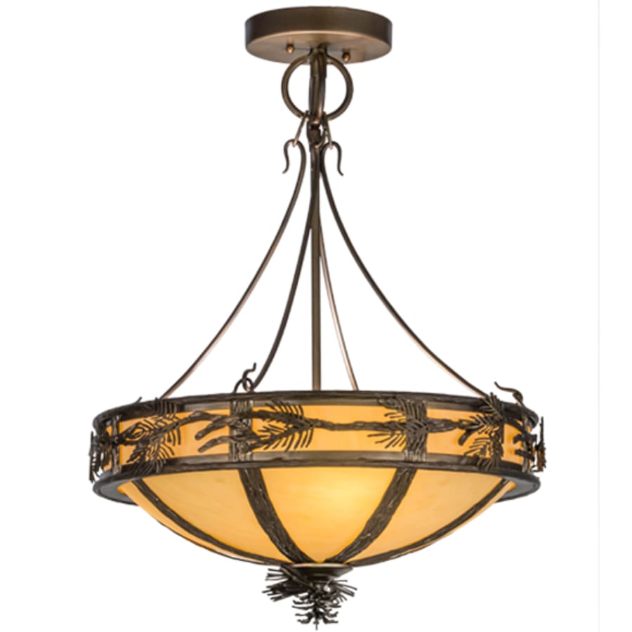 Meyda Tiffany Lone Pine 3 Light 20" Wide Pendant