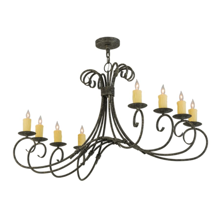 Meyda Tiffany Elon 8 Light 24" Wide Taper Candle Style Chandelier
