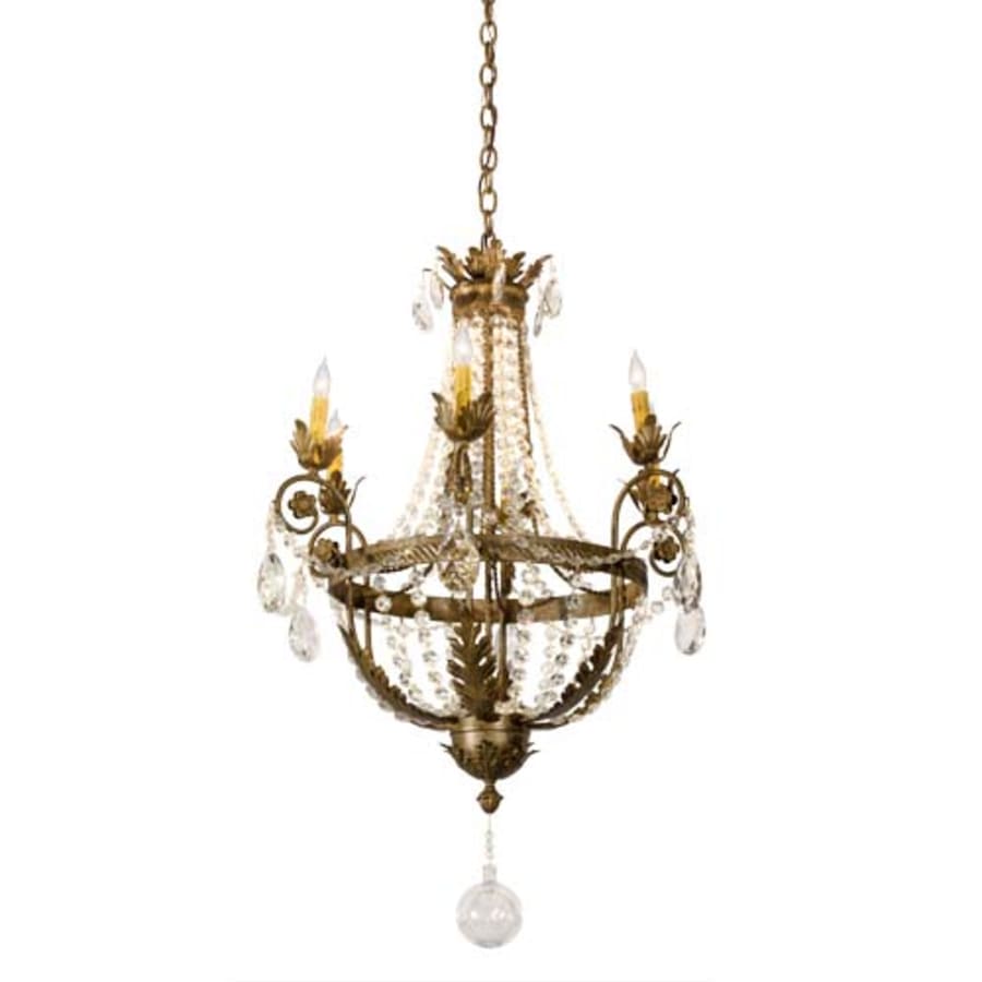 Meyda Tiffany Antonia 6 Light 26" Wide Crystal Candle Style Chandelier