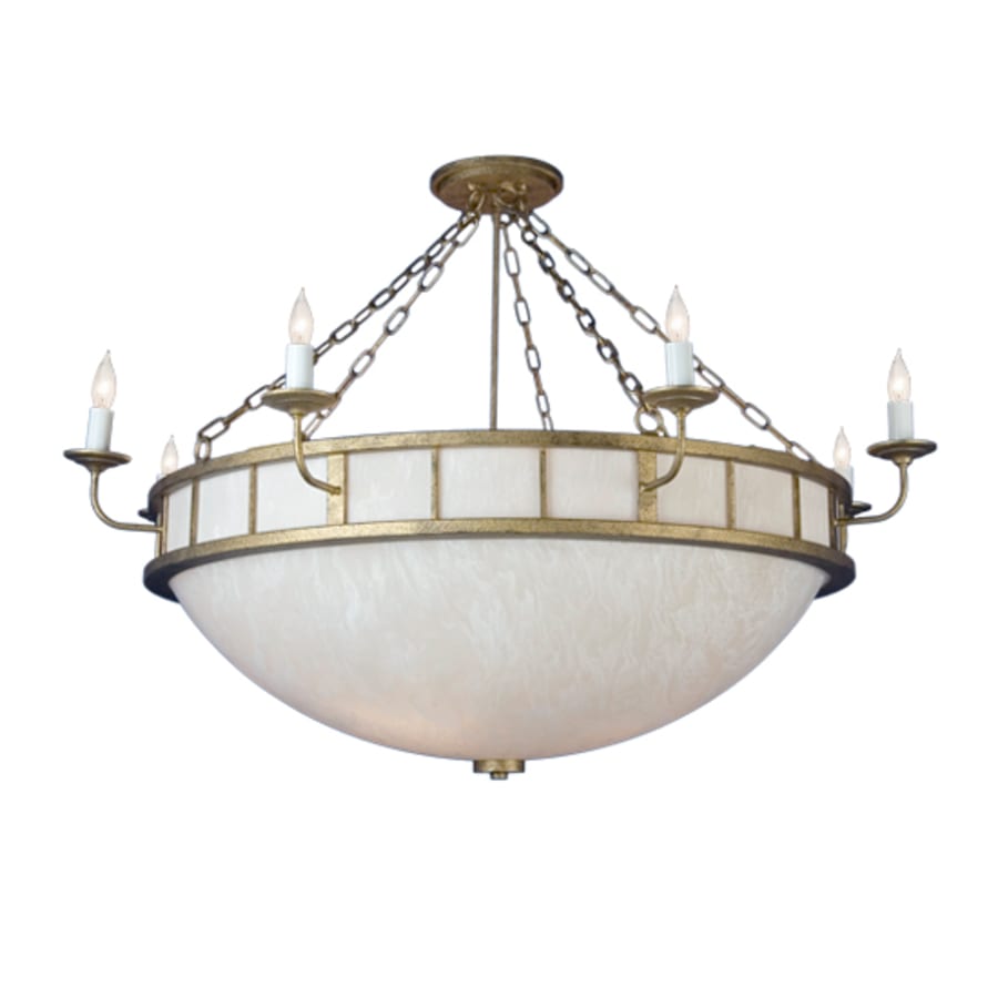 Meyda Tiffany Dacia 8 Light 54" Wide Taper Candle Pendant