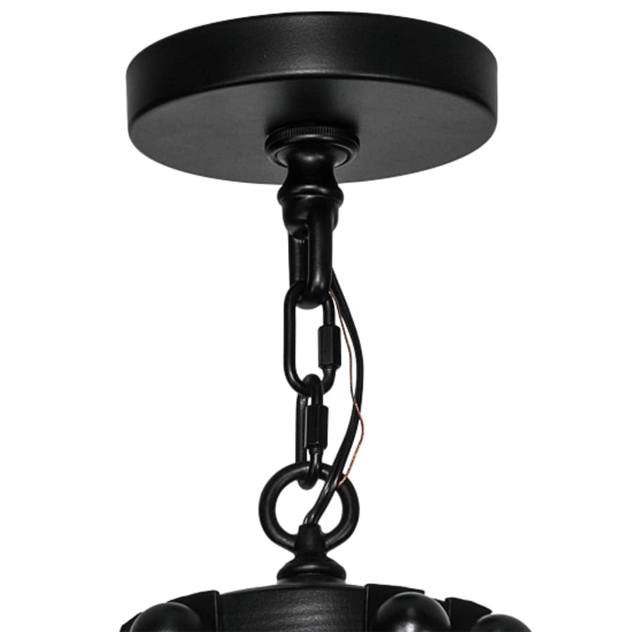 Meyda Tiffany Citadel 6 Light 33" Wide Taper Candle Pendant