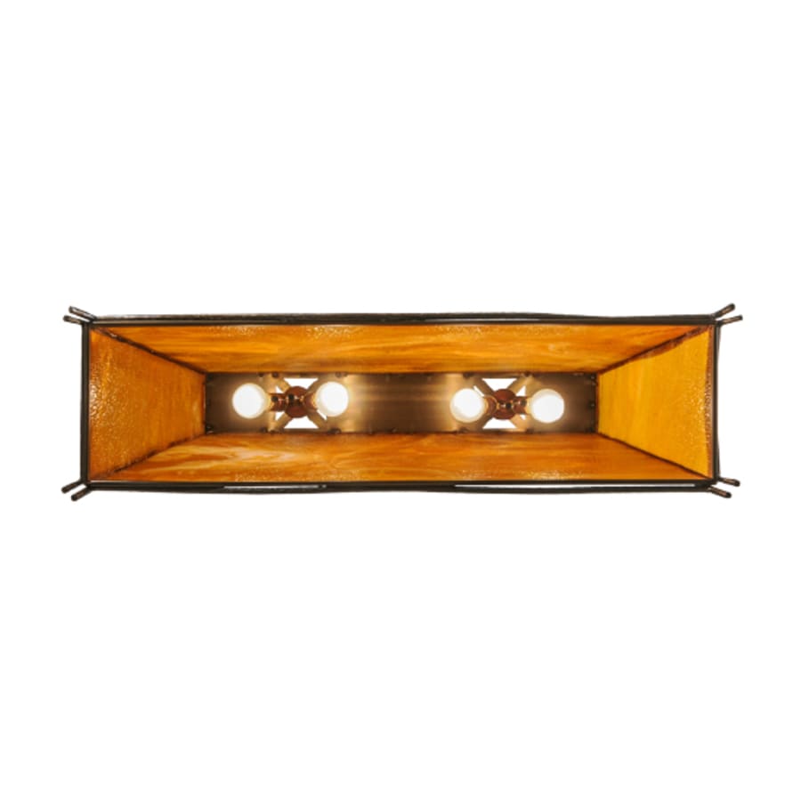 Meyda Tiffany Sticks 4 Light 42" Wide Linear Pendant