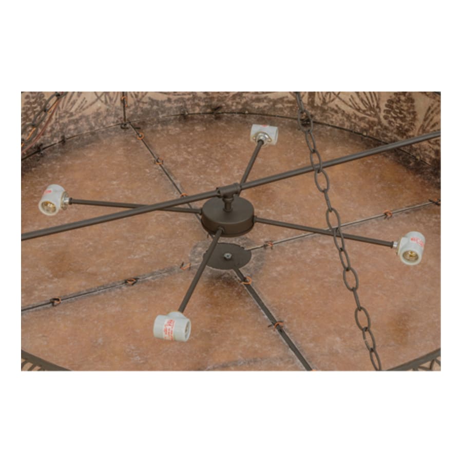 Meyda Tiffany Mountain Pine 8 Light 48" Wide Suspension Pendant