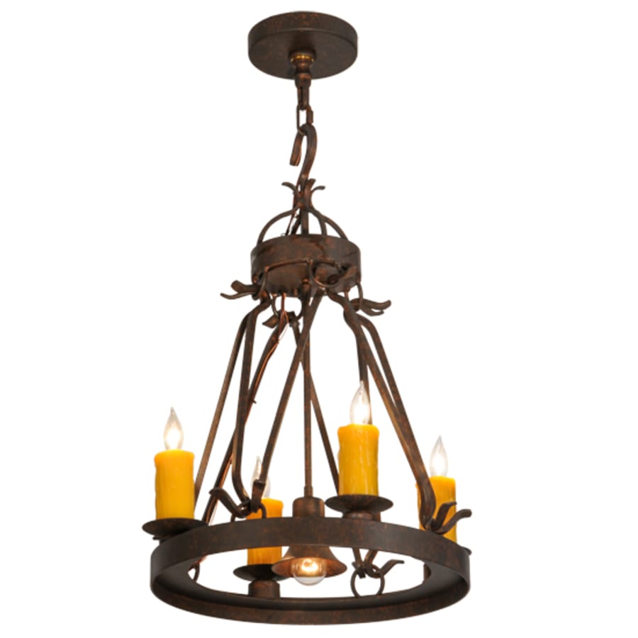 Meyda Tiffany Lakeshore 4 Light 18" Wide Taper Candle Multi Light Pendant