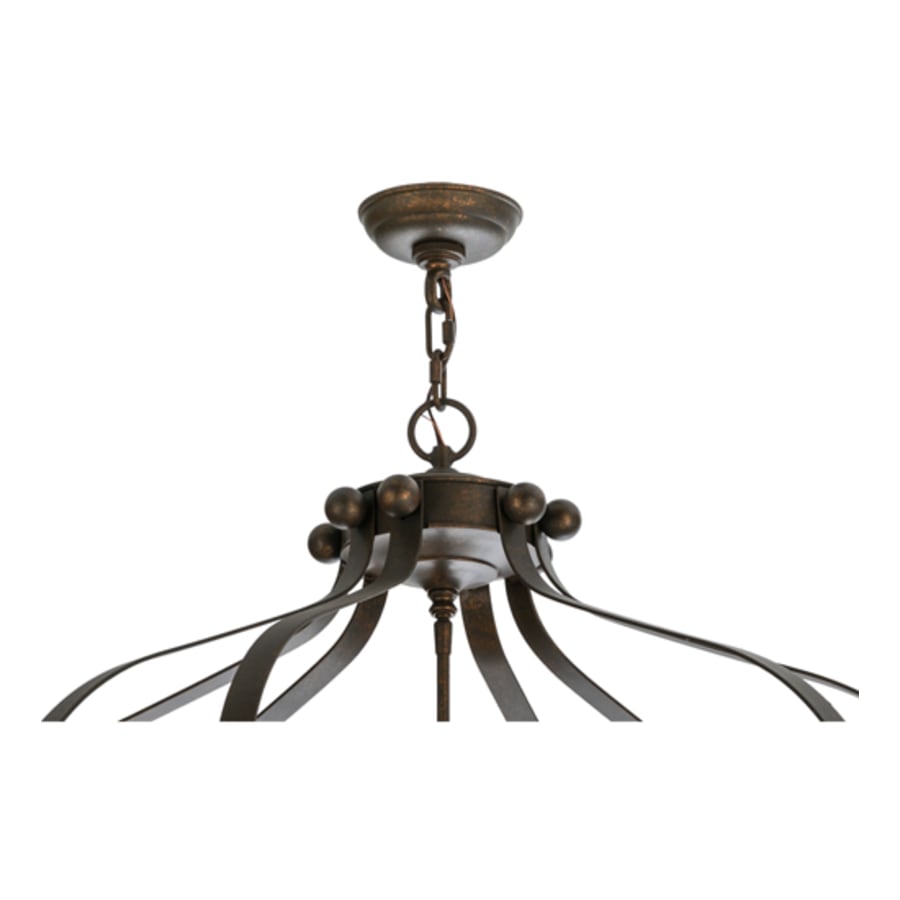 Meyda Tiffany Citadel 6 Light 33" Wide Taper Candle Pendant