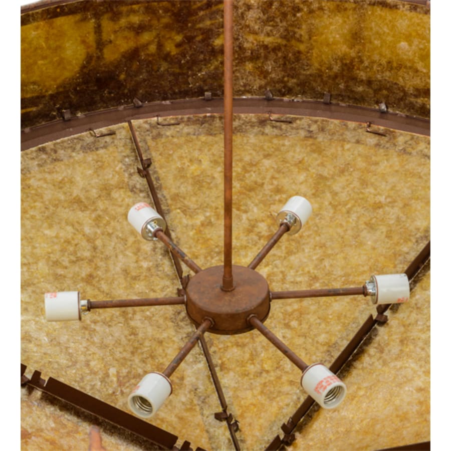 Meyda Tiffany Moose at Dusk 6 Light 54" Wide Pendant