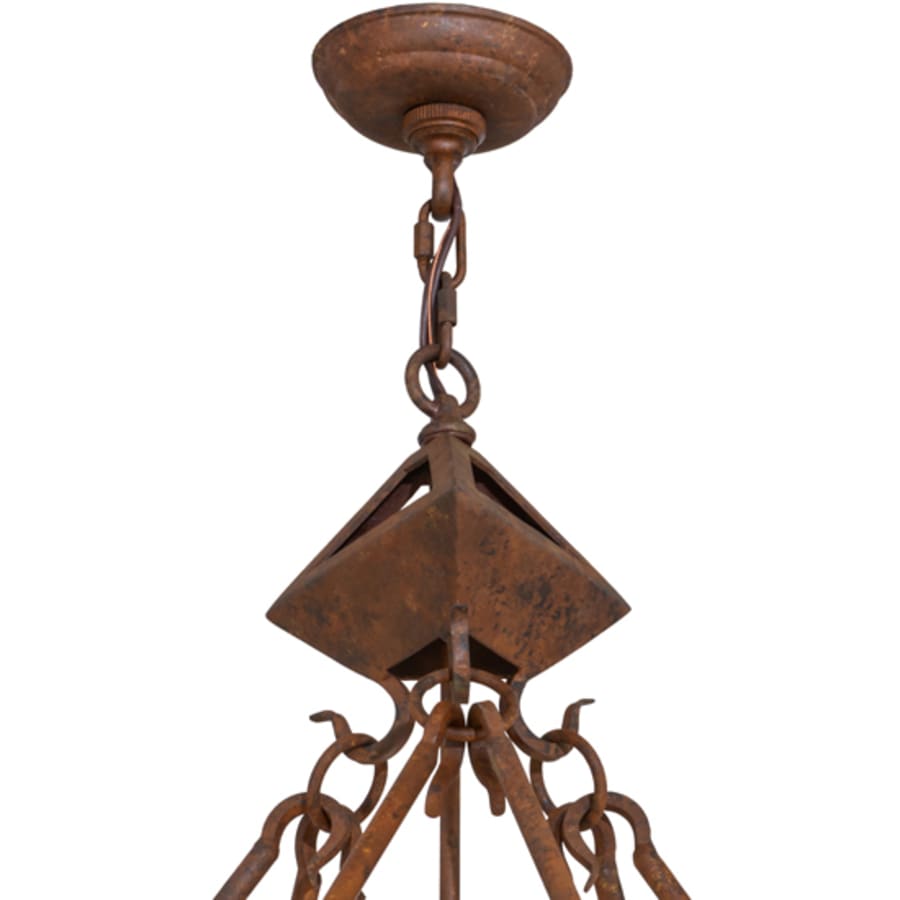 Meyda Tiffany Moose at Dusk 8 Light 49" Wide Abstract Pendant