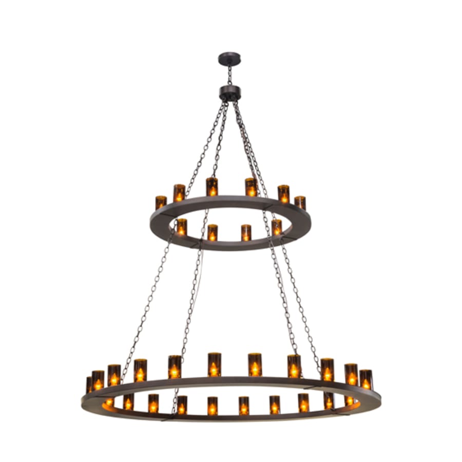 Meyda Tiffany Loxley 36 Light 72" Wide Ring Chandelier