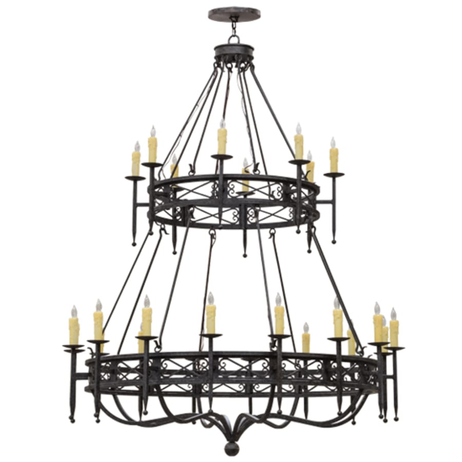 Meyda Tiffany Gina 24 Light 70" Wide Taper Candle Style Chandelier