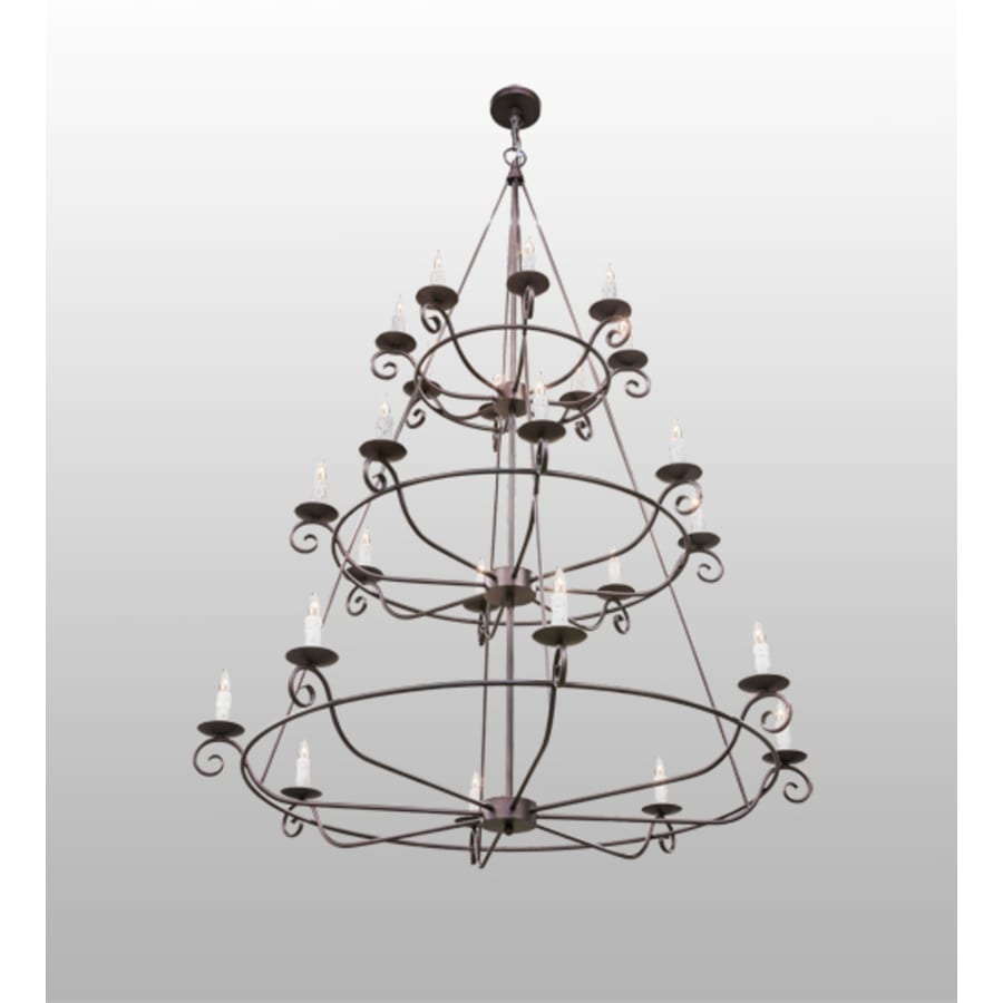 Meyda Tiffany Estrella 24 Light 60" Wide Taper Candle Style Chandelier