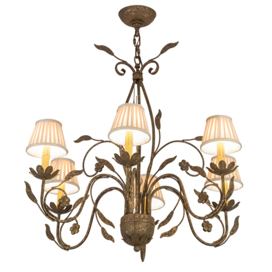 Meyda Tiffany Bordeaux 6 Light 30" Wide Chandelier