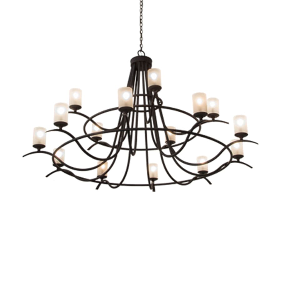 Meyda Tiffany Octavia 15 Light 78" Wide Ring Chandelier
