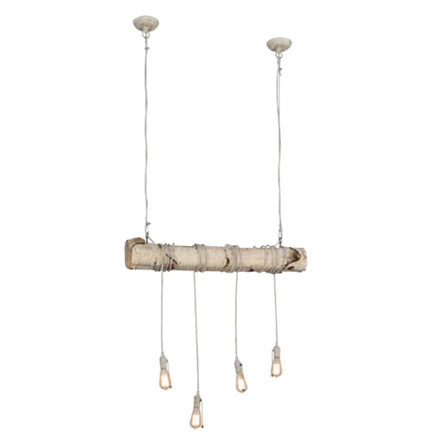Meyda Tiffany Hounds Tooth 4 Light 36" Wide Abstract Linear Pendant