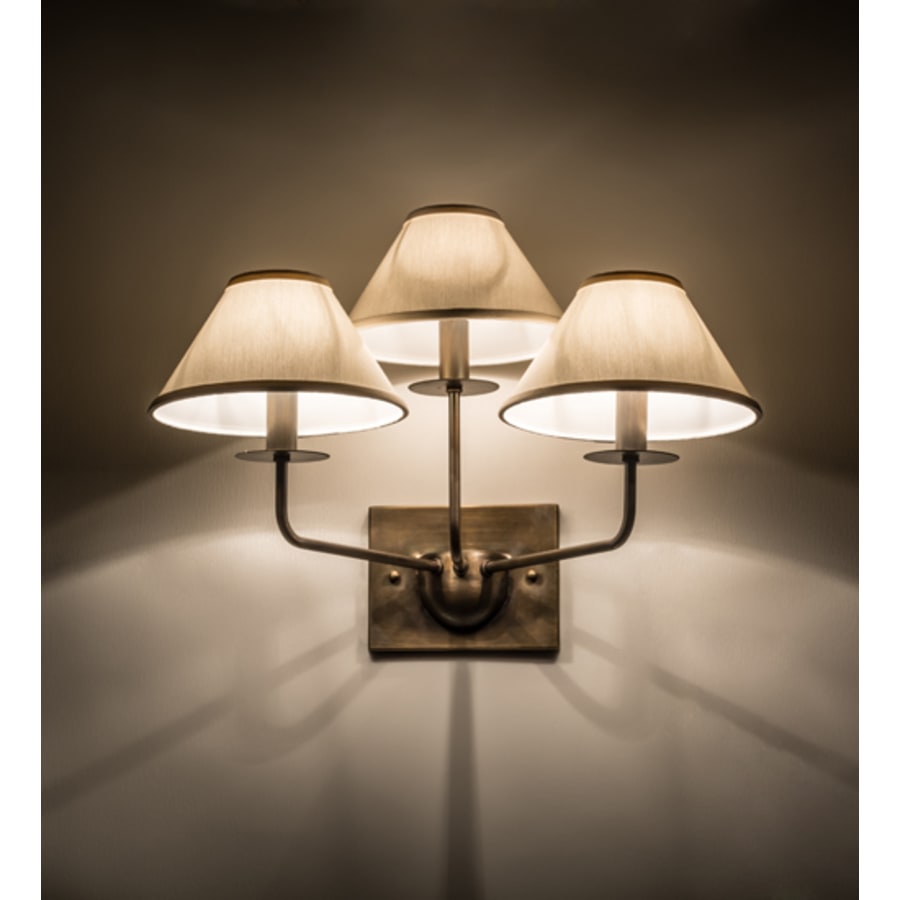 Meyda Tiffany Annacostia 3 Light 14" Tall Wall Sconce
