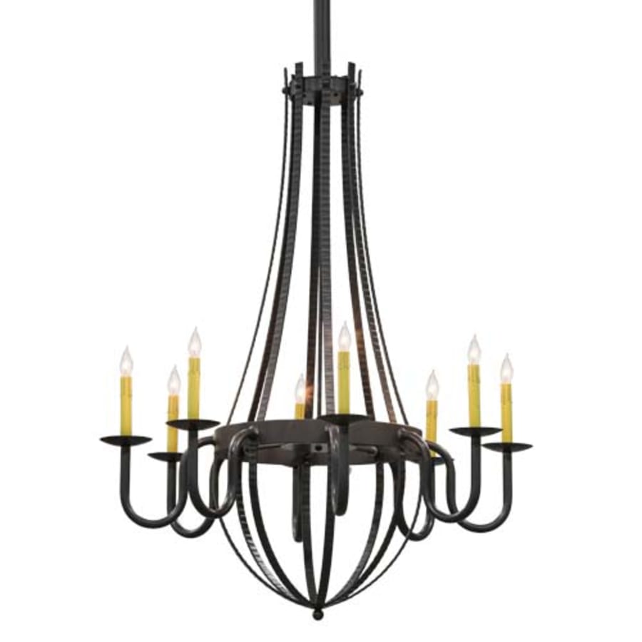 Meyda Tiffany Barrel Stave 8 Light 38" Wide Taper Candle Style Chandelier