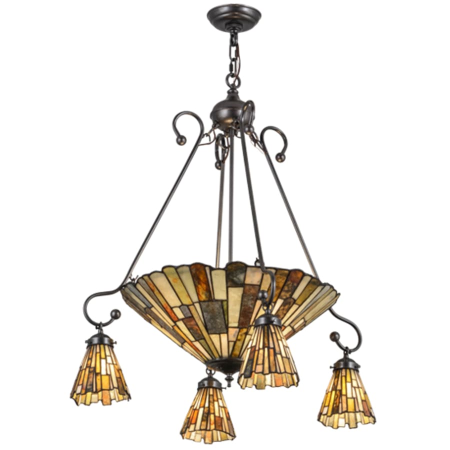 Meyda Tiffany Delta Jadestone 5 Light 30" Wide Chandelier