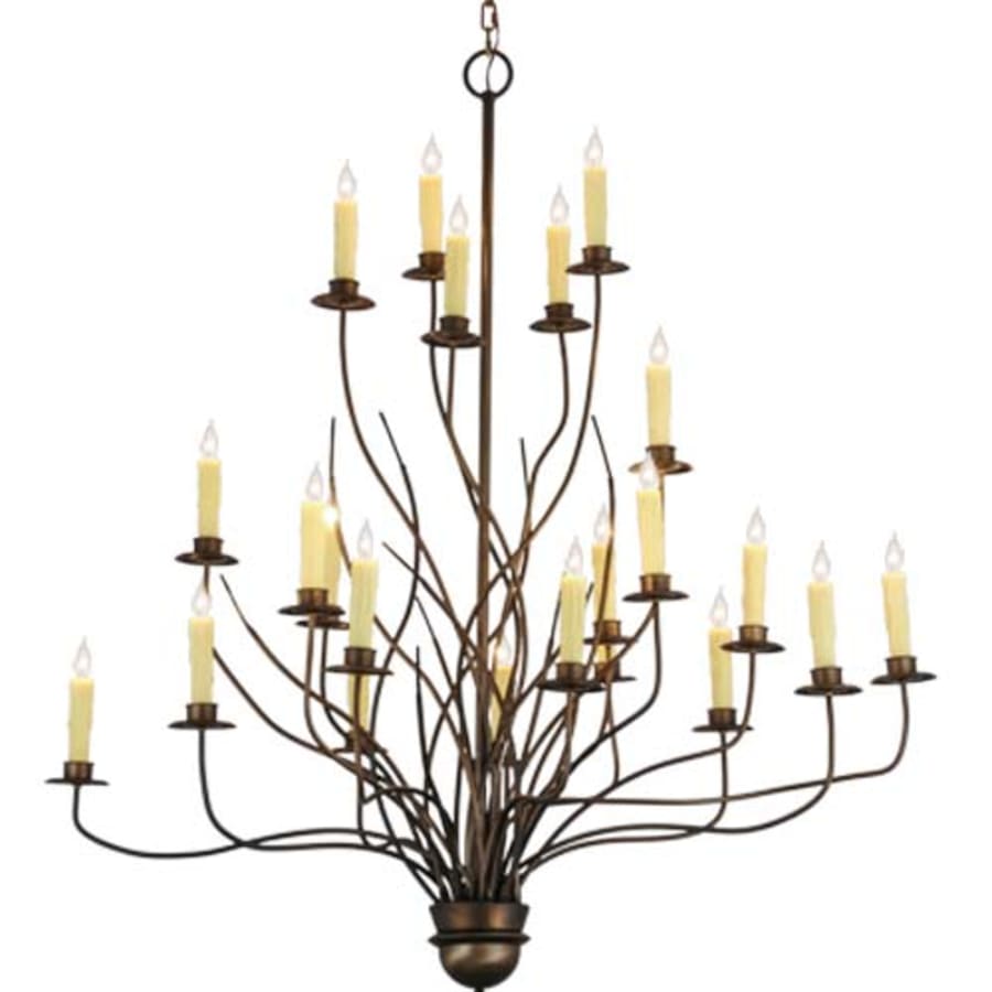 Meyda Tiffany Sycamore 22 Light 54" Wide Taper Candle Style Chandelier