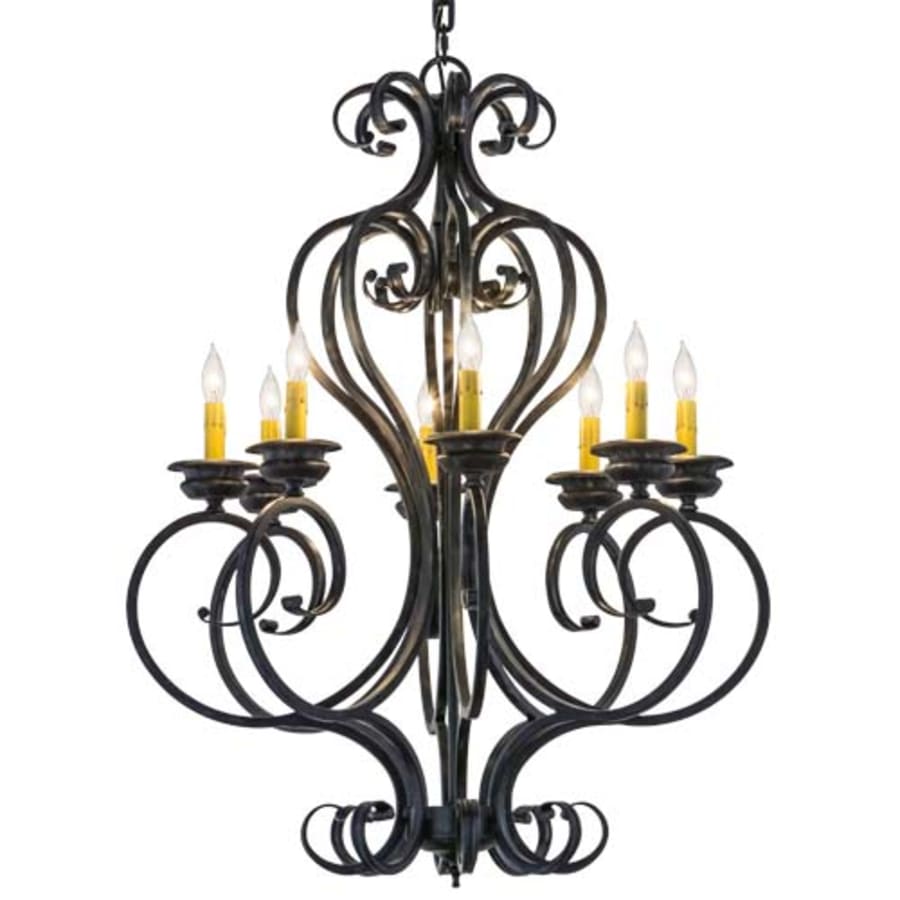 Meyda Tiffany Fernando 8 Light 28" Wide Taper Candle Style Chandelier