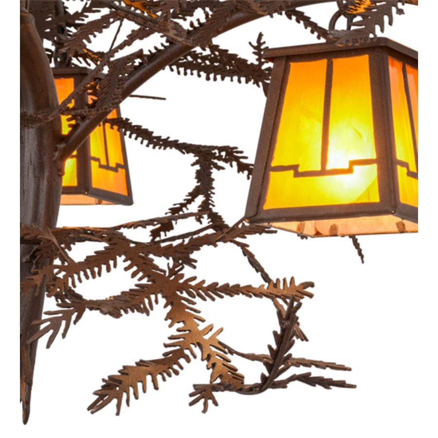 Meyda Tiffany Pine Branch 8 Light 48" Wide Chandelier