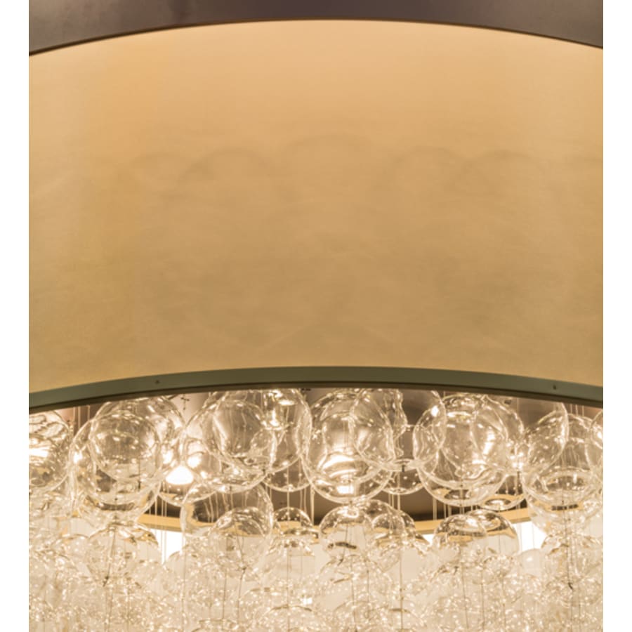 Meyda Tiffany Cilindro Bulle 15 Light 72" Wide Semi-Flush Waterfall Ceiling Fixture