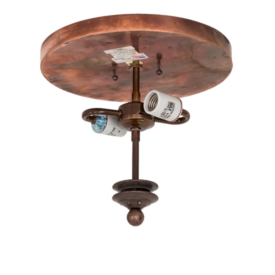 Meyda Tiffany Tamarack 2 Light 20" Wide Flush Mount Ceiling Fixture