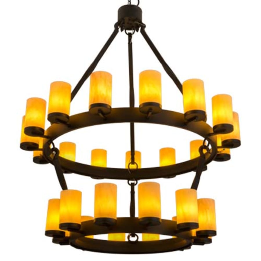 Meyda Tiffany Noziroh 27 Light 48" Wide Ring Chandelier
