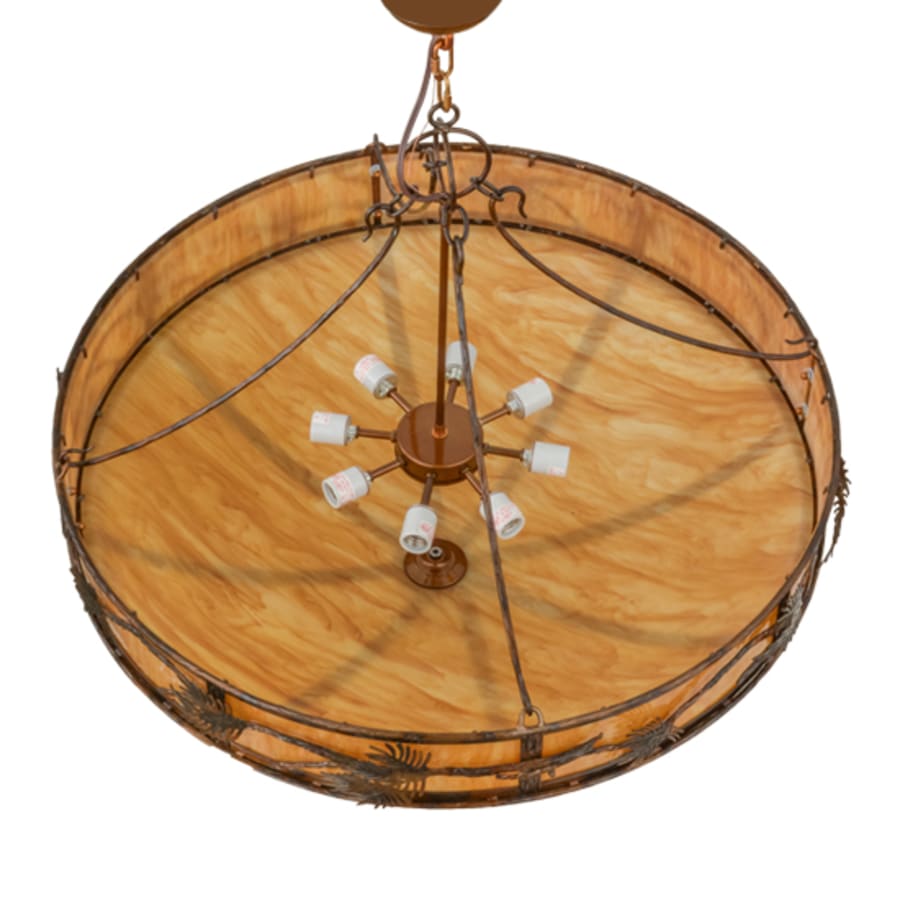 Meyda Tiffany Lone Pine 8 Light 37" Wide Pendant