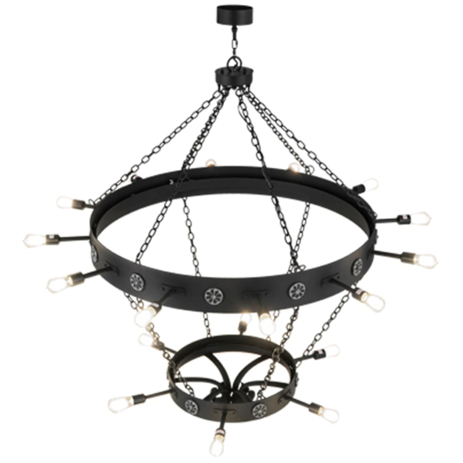 Meyda Tiffany Korset 18 Light 65" Wide Ring Chandelier