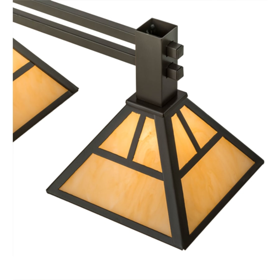 Meyda Tiffany Mission 4 Light 64" Wide Linear Pendant