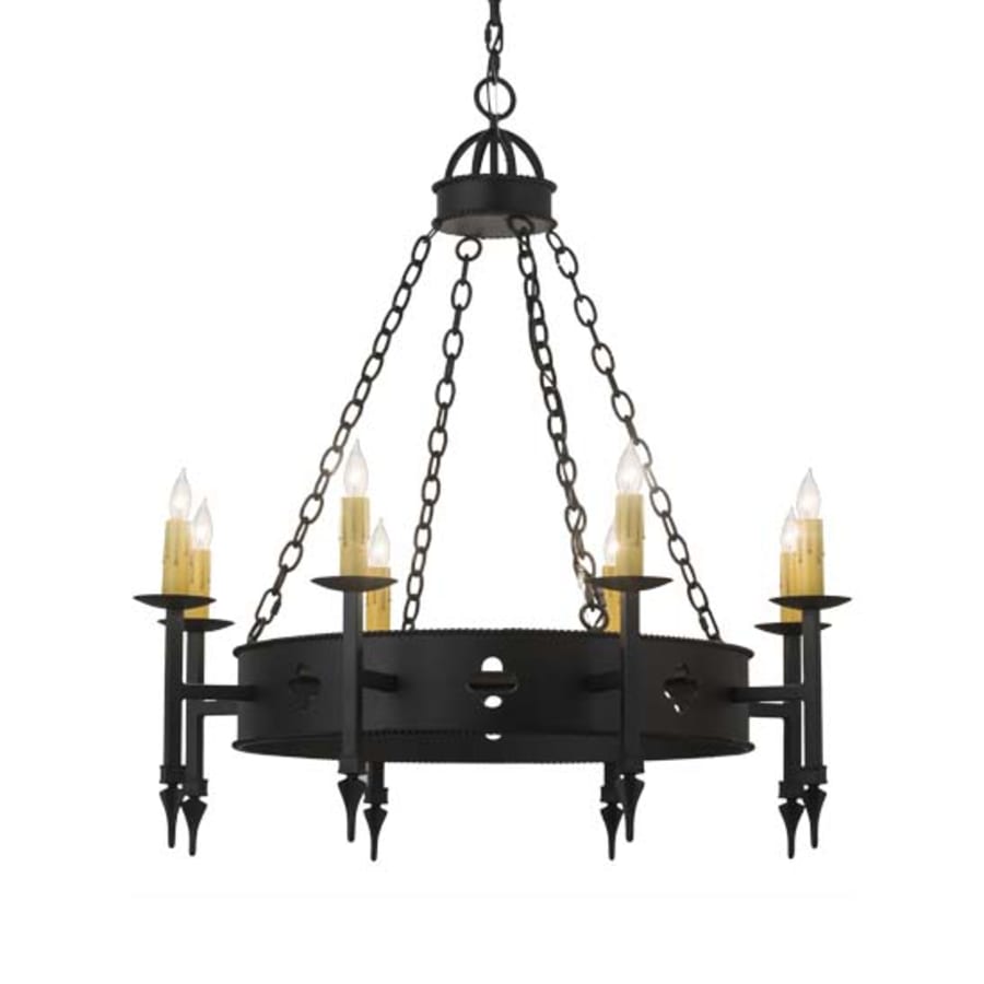 Meyda Tiffany Sabrina 8 Light 38" Wide Taper Candle Style Chandelier
