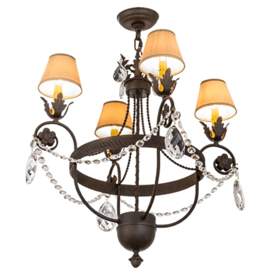 Meyda Tiffany Antonia 4 Light 26" Wide Ring Chandelier