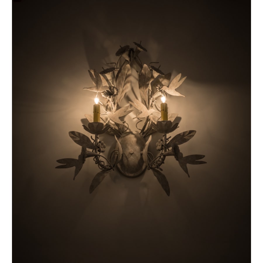 Meyda Tiffany Le Printemps 2 Light 24" Tall Wall Sconce