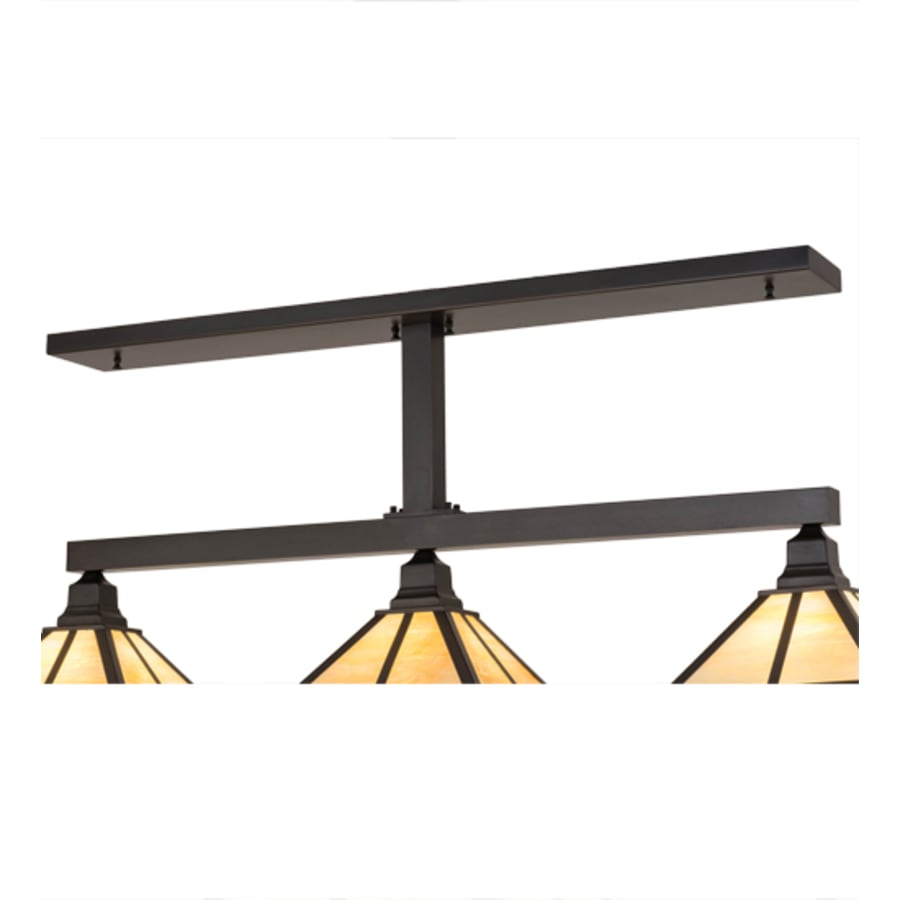 Meyda Tiffany Mission 3 Light 49" Wide Linear Pendant