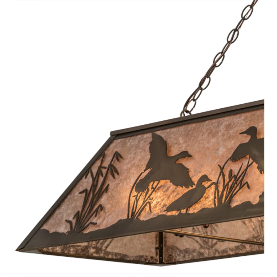 Meyda Tiffany Ducks in FLight 72" Wide Linear Pendant