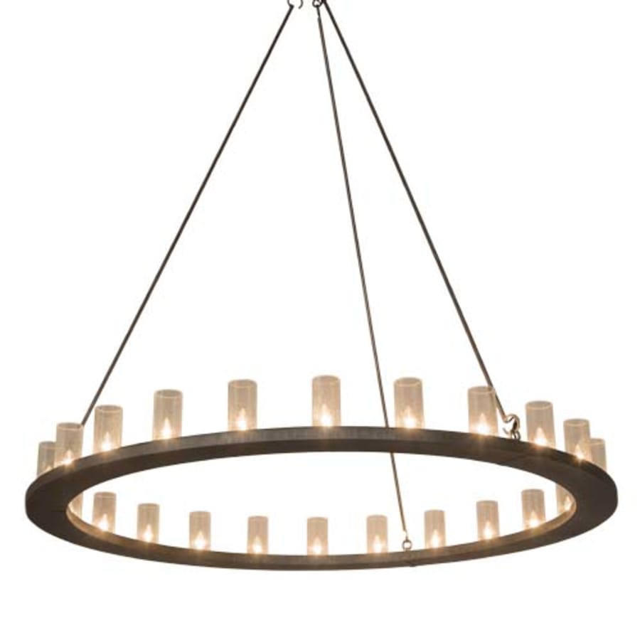 Meyda Tiffany Loxley 24 Light 72" Wide Ring Chandelier