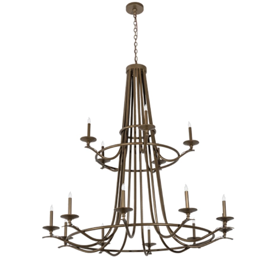 Meyda Tiffany Octavia 15 Light 60" Wide Taper Candle Style Chandelier