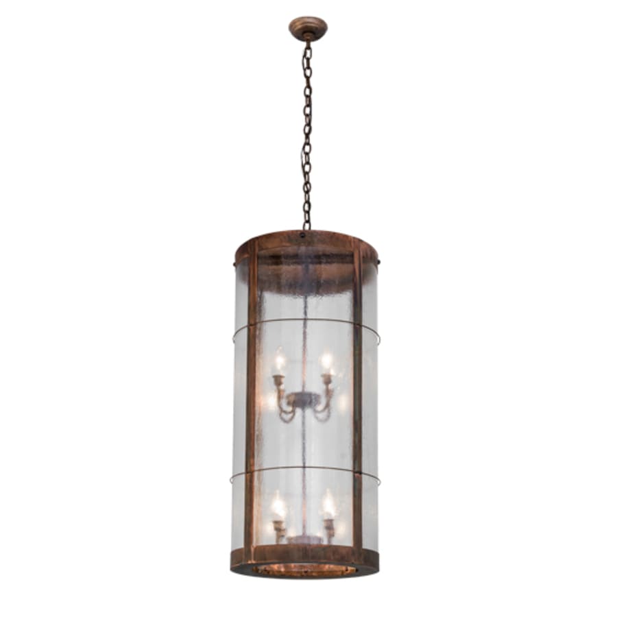 Meyda Tiffany Villa 8 Light 18" Wide Taper Candle Pendant