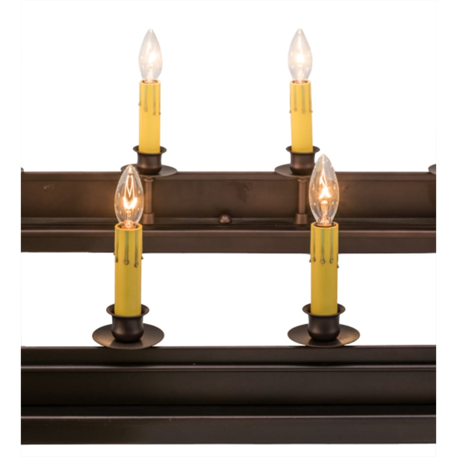 Meyda Tiffany Long Mezek 18 Light 48" Wide Taper Candle Linear Chandelier