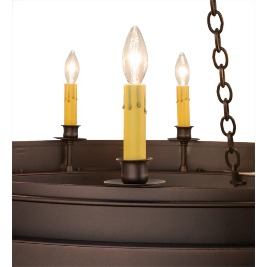 Meyda Tiffany Sullivan Ranch 12 Light 36" Wide Taper Candle Style Chandelier