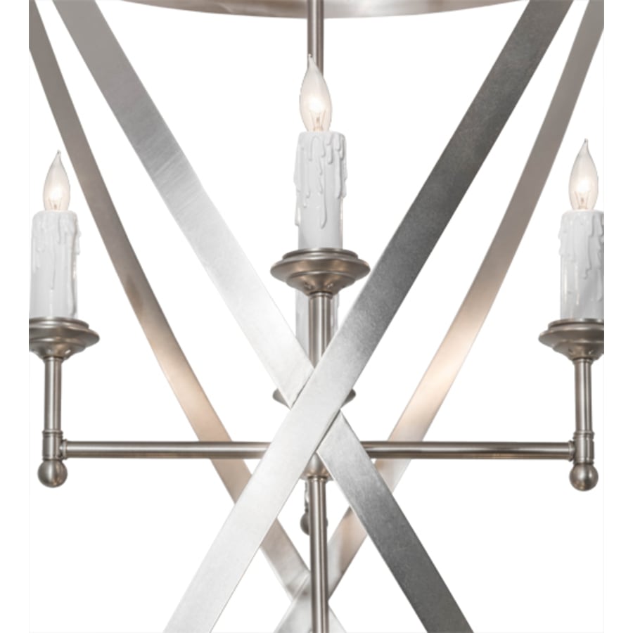 Meyda Tiffany Desmond 8 Light 30" Wide Taper Candle Pendant