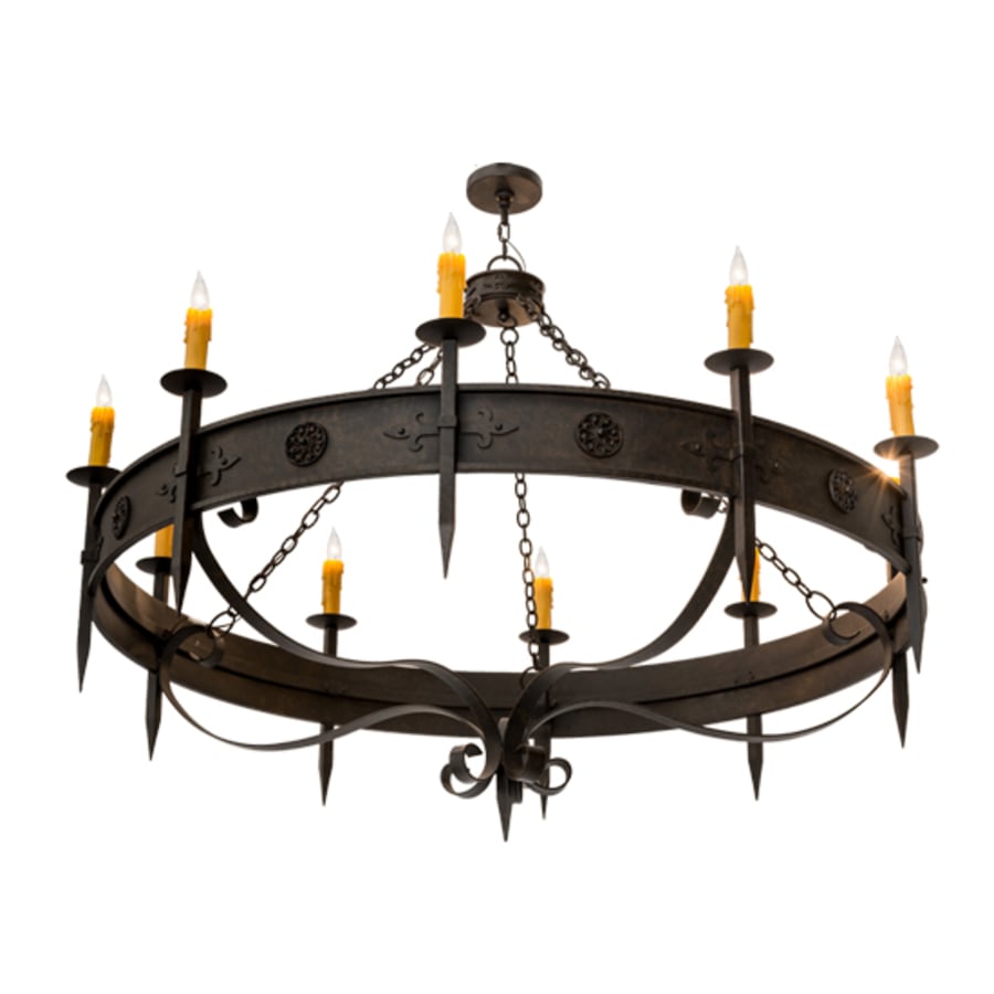 Meyda Tiffany Calandra 10 Light 66" Wide Taper Candle Style Chandelier