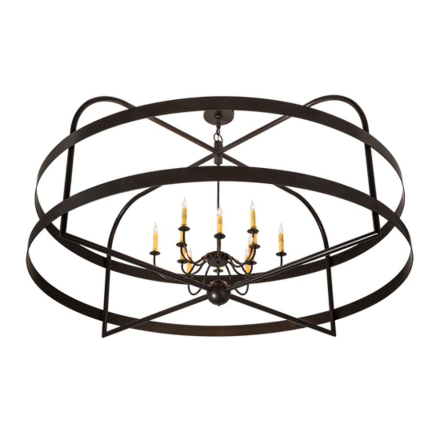 Meyda Tiffany Aldari 12 Light 68" Wide Taper Candle Ring Chandelier