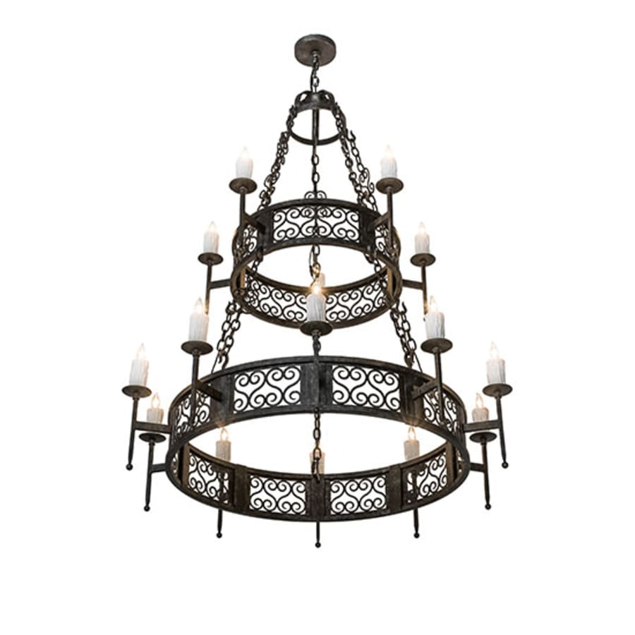 Meyda Tiffany Toscano 15 Light 48" Wide Taper Candle Style Chandelier