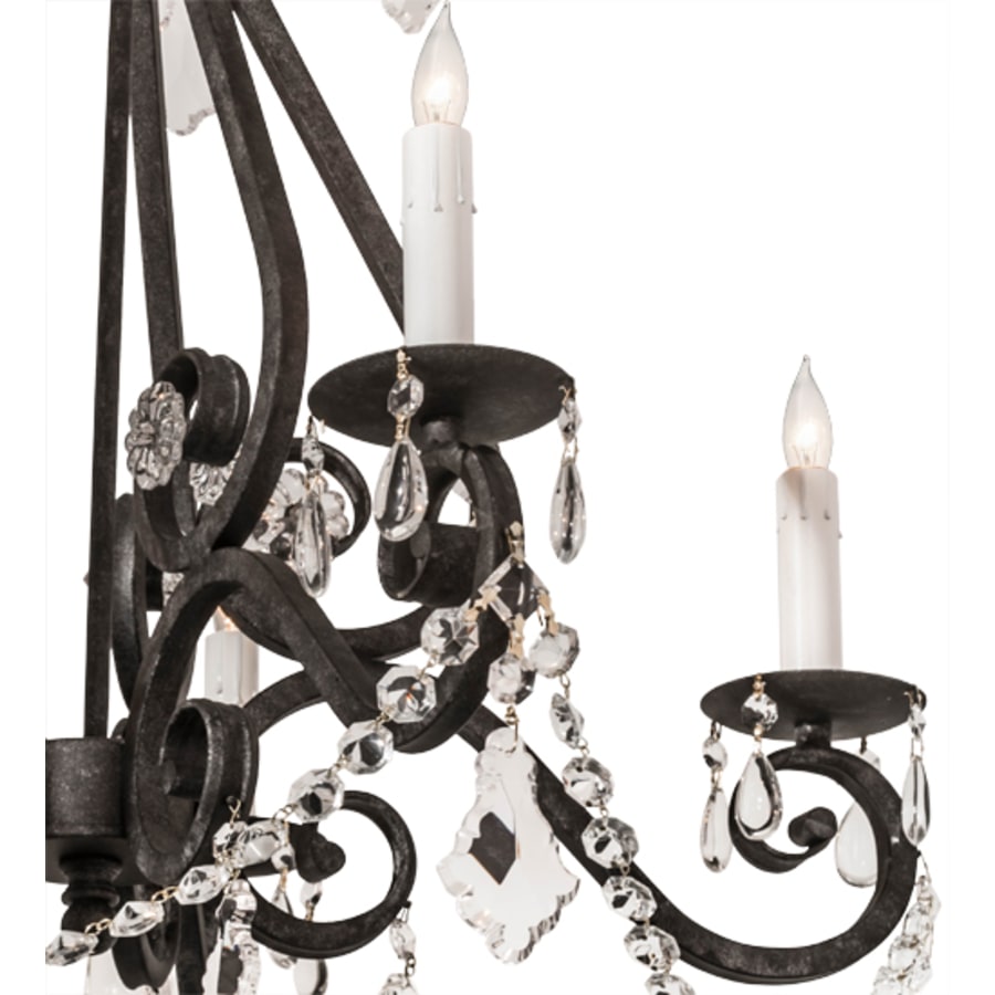 Meyda Tiffany Adrianna 5 Light 26" Wide Crystal Candle Style Chandelier