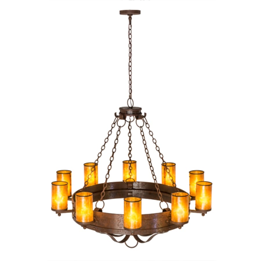 Meyda Tiffany Parnella 10 Light 48" Wide Ring Chandelier