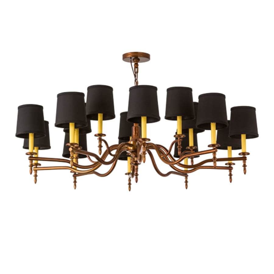 Meyda Tiffany Toby 15 Light 52" Wide Chandelier